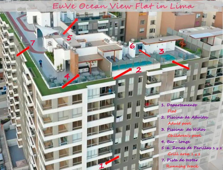 Euve Ocean View Flat In Lima Exterior foto
